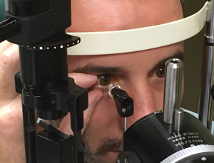 Stromal and central corneal thicknesses influence tonometry readings. 